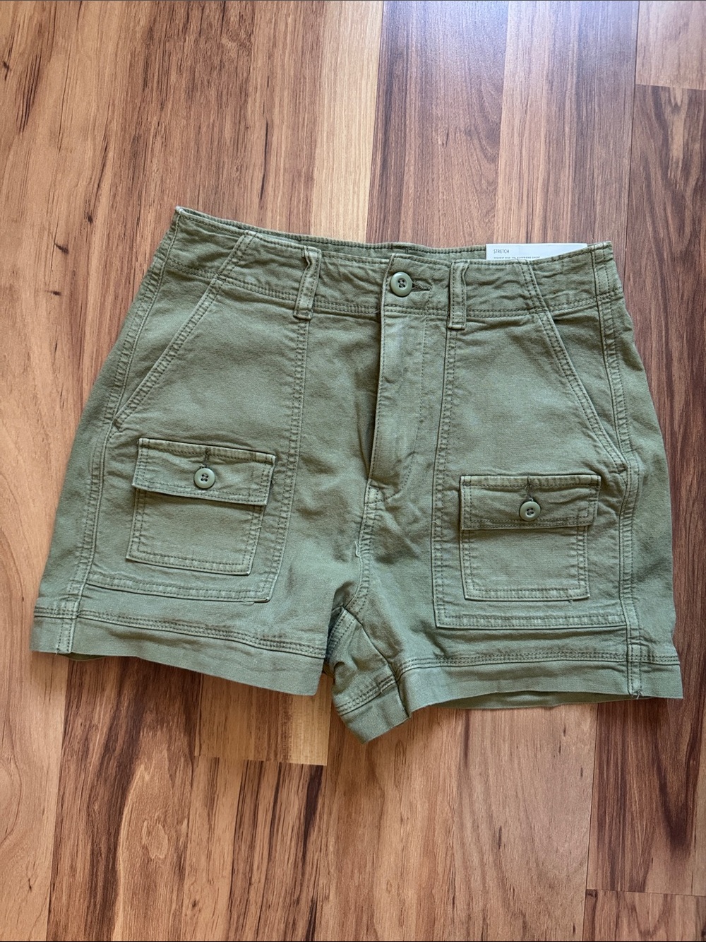 American Eagle Outfitters Olive Utility Cargo Shorts